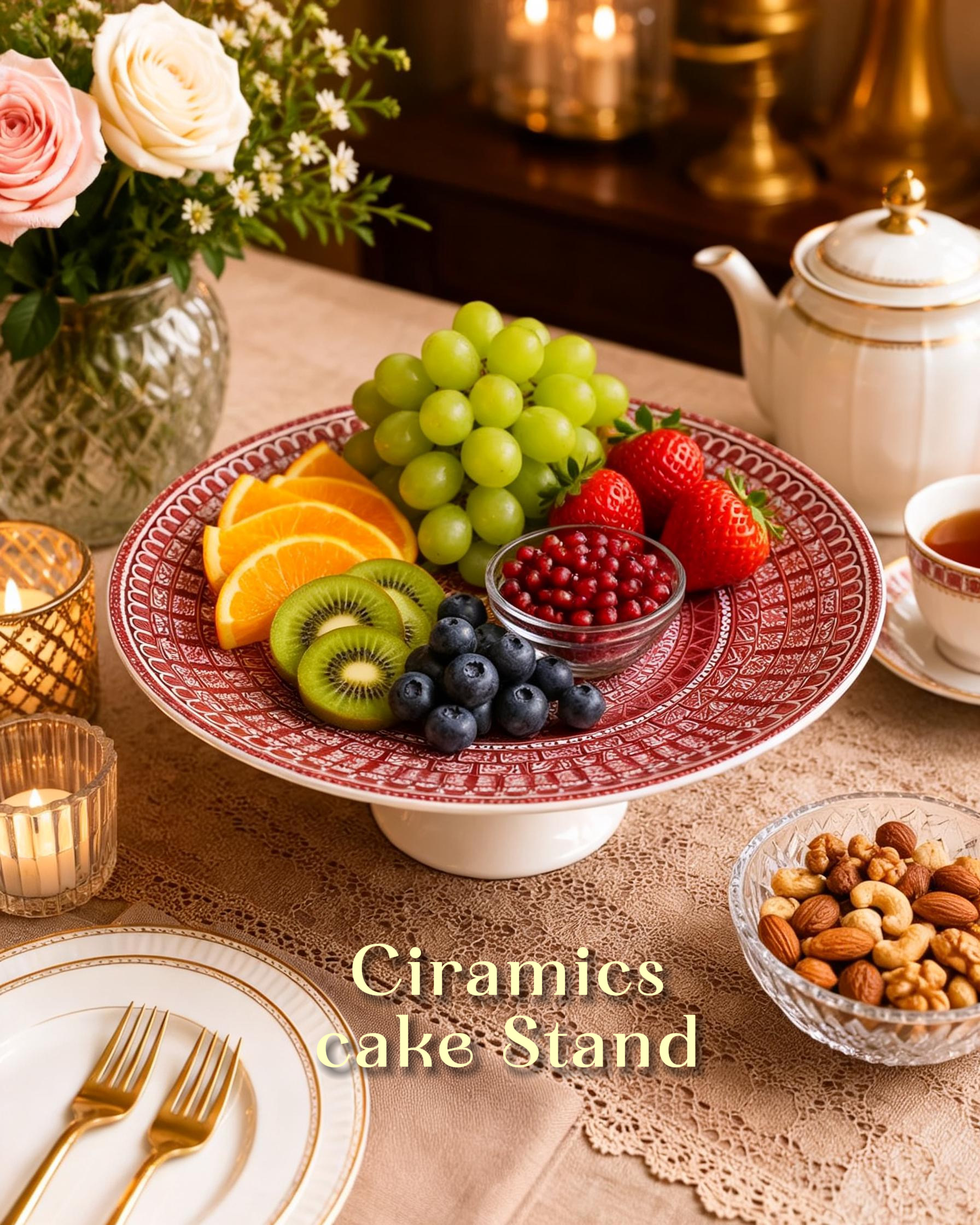 Single Birthday Cake Stand Model-12