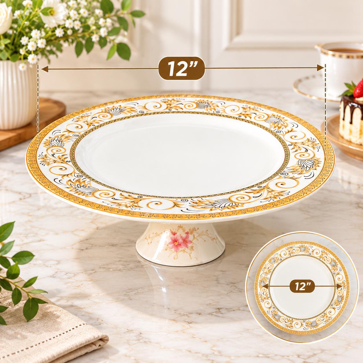 Single Ceramic Birthday Cake Stand Model-5